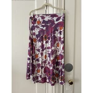 Patagonia Floral Print Lightweight Soft Cotton Skirt | Medium
